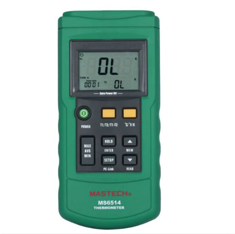 MS6514 Termometro digitale doppio con interfaccia USB, Dual Digital Thermometer