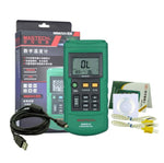 MS6514 Termometro digitale doppio con interfaccia USB, Dual Digital Thermometer