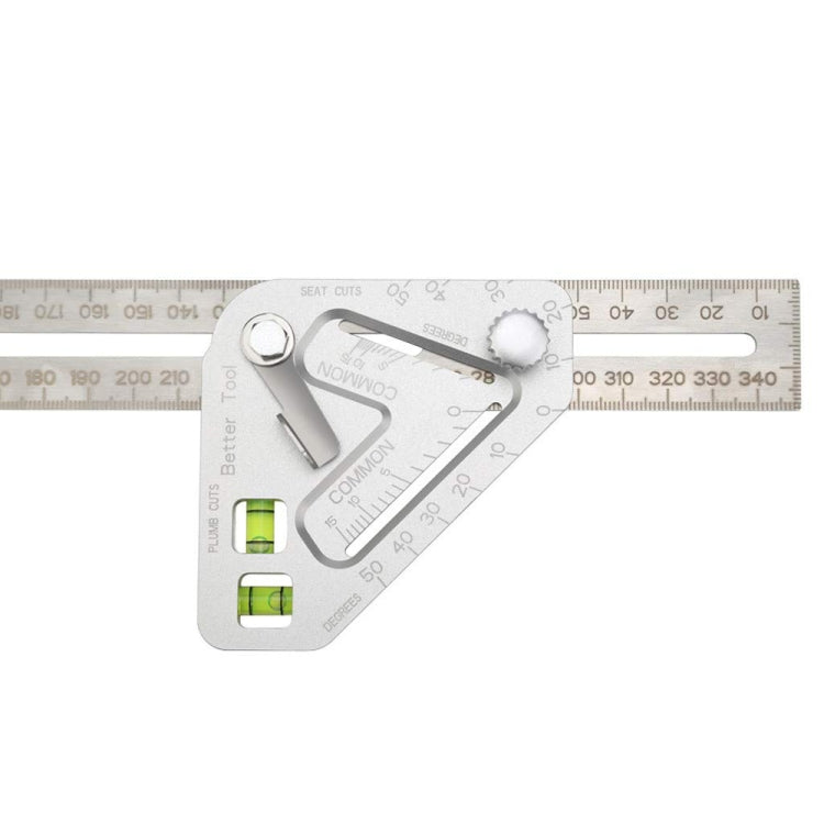 Strumento di misurazione del righello triangolare multifunzionale per la lavorazione del legno, Triangle Ruler