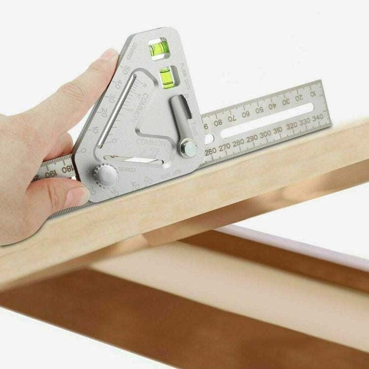 Strumento di misurazione del righello triangolare multifunzionale per la lavorazione del legno, Triangle Ruler