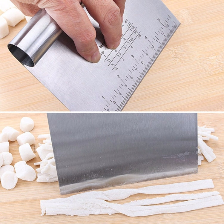 Home Durevole acciaio inossidabile con strumenti per la cottura della tagliatella con sezione in scala, Noodle Cutter (Silver)