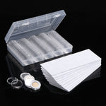 2 capsule per monete, scatole rotonde da 100 x 30 mm, scatola protettiva per monete commemorativa, 2pcs 30mm