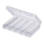 2 capsule per monete, scatole rotonde da 100 x 30 mm, scatola protettiva per monete commemorativa, 2pcs 30mm
