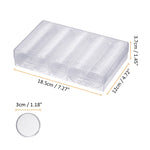 2 capsule per monete, scatole rotonde da 100 x 30 mm, scatola protettiva per monete commemorativa, 2pcs 30mm