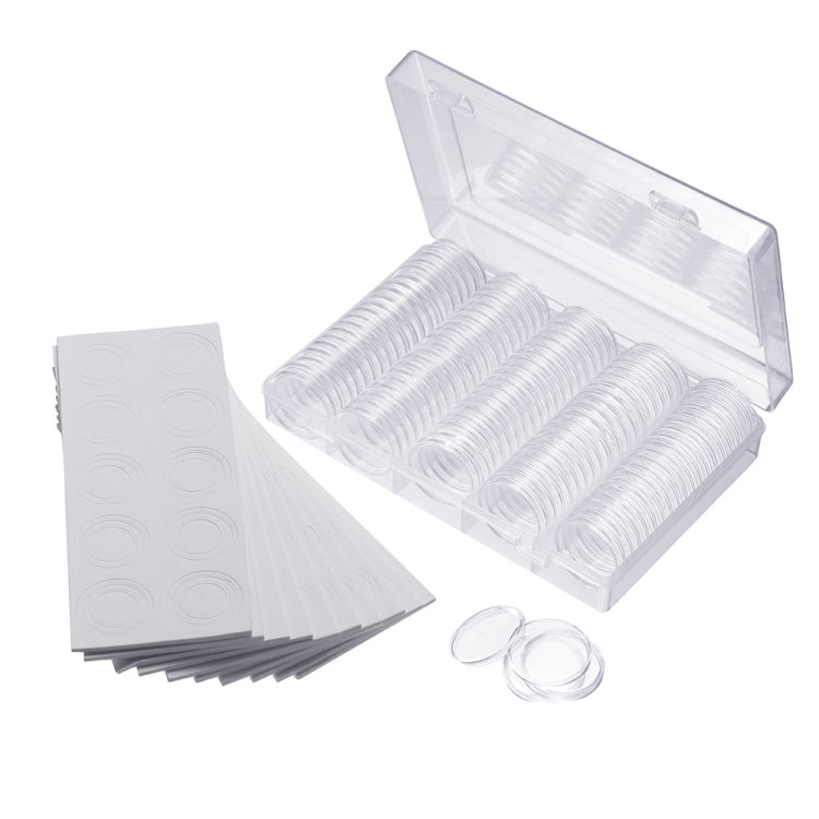 2 capsule per monete, scatole rotonde da 100 x 30 mm, scatola protettiva per monete commemorativa, 2pcs 30mm