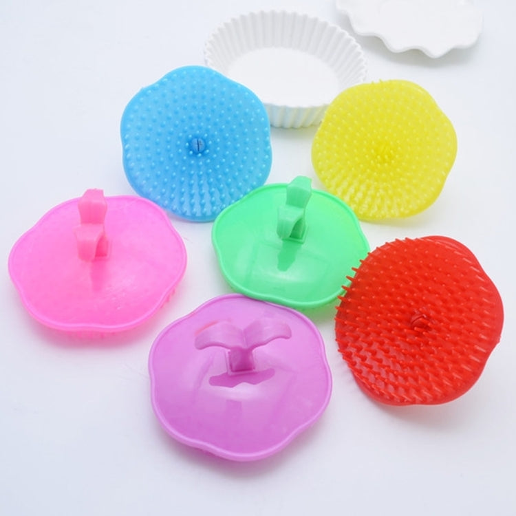 12 pezzi spazzola per shampoo spazzola per massaggio del cuoio capelluto adulto colla morbida pettine per shampoo da bagno, consegna colore casuale, Scalp Massage Brush