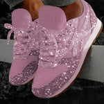 Scarpe sportive con plateau traspirante con paillettes in spugna autunno e inverno, 35, 36, 37, 38, 39, 40, 41, 42, 43
