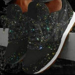 Scarpe sportive con plateau traspirante con paillettes in spugna autunno e inverno, 35, 36, 37, 38, 39, 40, 41, 42, 43