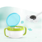 Prodotti per bambini Biscotto con doppio manico, design anti-spruzzatura, piccola ciotola per snack