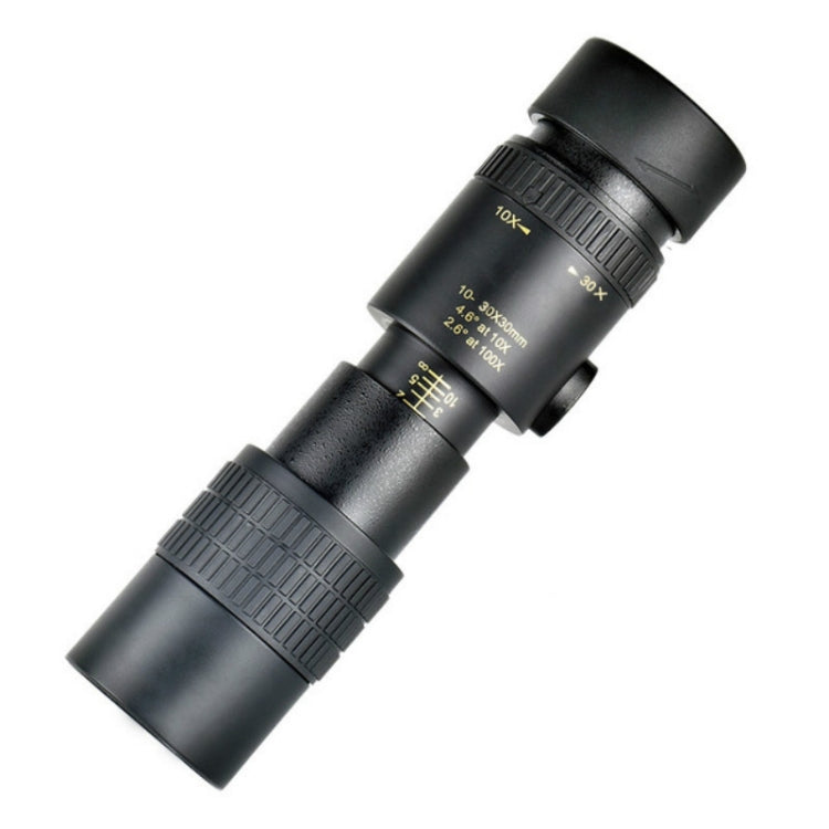Monoculare con zoom continuo per visione notturna HD a basso ingrandimento ad alto ingrandimento, 10 - 30 x 30, 10 - 100 x 30