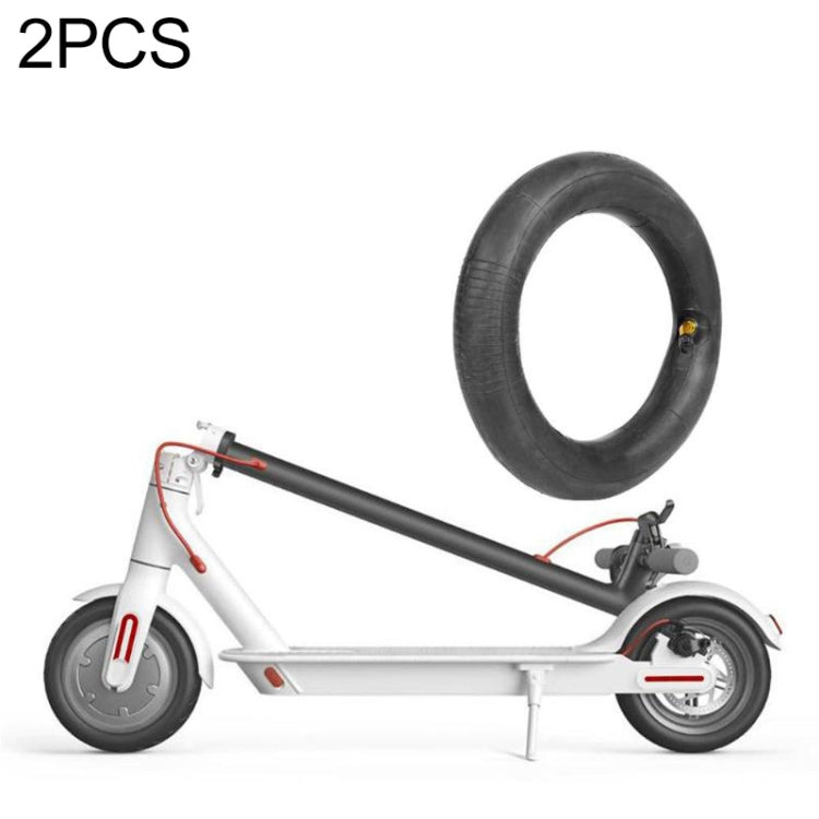 2 pezzi per Xiaomi Mijia M365 Scooter elettrico Camera d'aria per pneumatici imbottita in gomma da 8,5 pollici con coperchio della valvola, Rubber Padded Tire