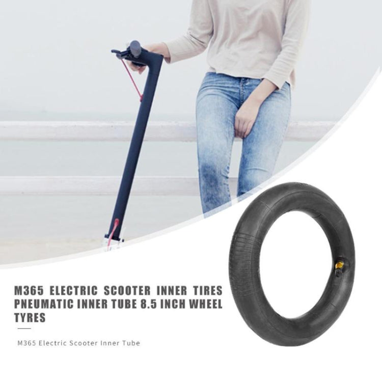 2 pezzi per Xiaomi Mijia M365 Scooter elettrico Camera d'aria per pneumatici imbottita in gomma da 8,5 pollici con coperchio della valvola, Rubber Padded Tire