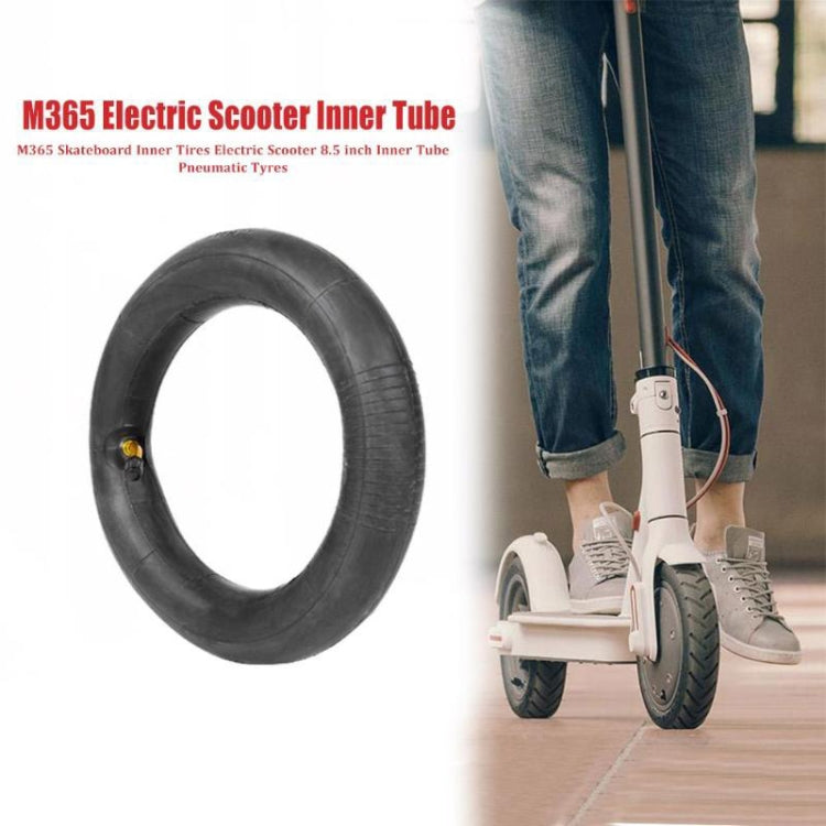 2 pezzi per Xiaomi Mijia M365 Scooter elettrico Camera d'aria per pneumatici imbottita in gomma da 8,5 pollici con coperchio della valvola, Rubber Padded Tire