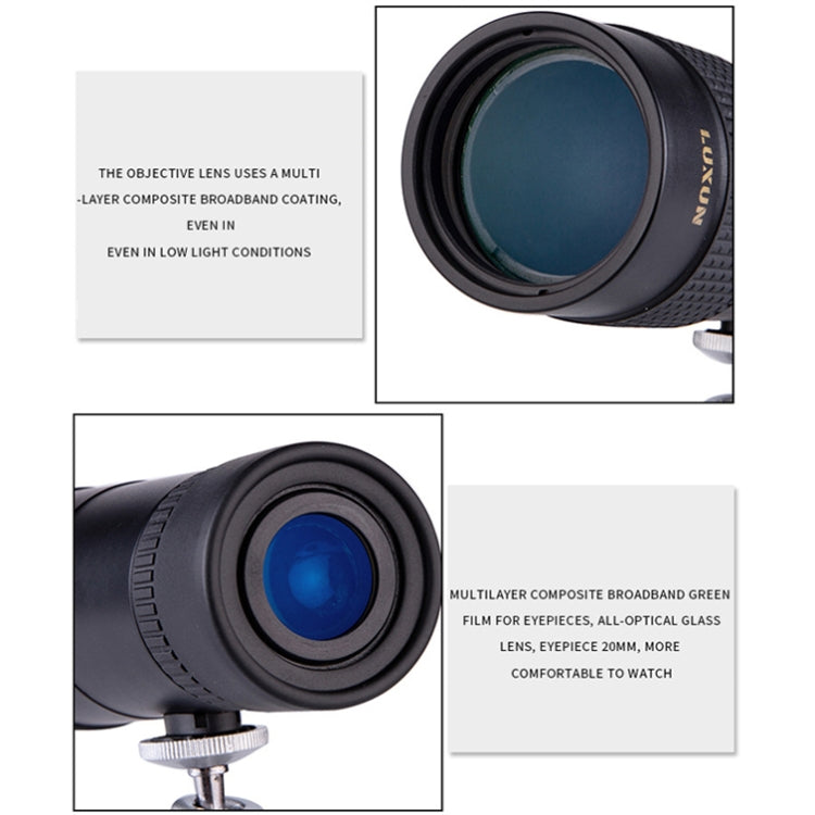Mini telescopio 10-30x40 per smartphone con clip universale