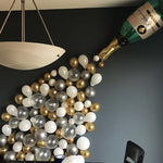 Set di palloncini in alluminio con bottiglia di champagne, palloncini decorativi per cocktail party, feste di matrimonio, Champagne Bottle Decoration Balloon