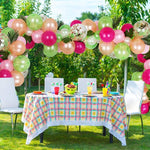Set di palloncini con decorazione a foglia di tartaruga fenicottero Set di decorazioni per feste con palloncini in lattice, Flamingo Turtle Leaf Decoration Balloon