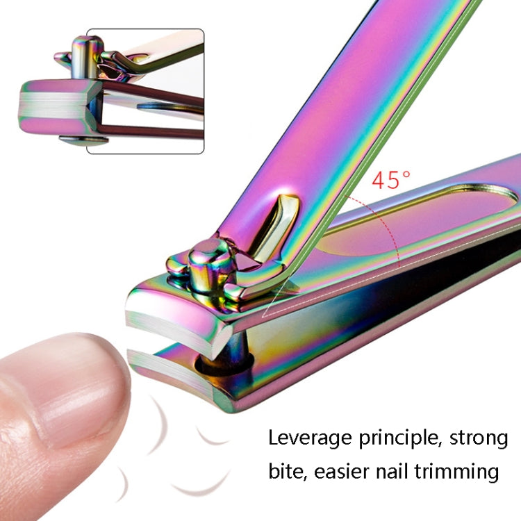 2 pezzi 3 in 1 set di cesoie per unghie in titanio di colore nero strumento per manicure esfoliante, Black (Iron Box), Color Titanium (Iron Box)