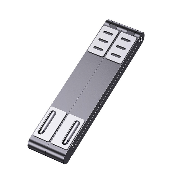 Oatsbasf 03040 Staffa pieghevole per raffreddamento computer in lega di alluminio per mini notebook in metallo