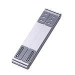 Oatsbasf 03040 Staffa pieghevole per raffreddamento computer in lega di alluminio per mini notebook in metallo