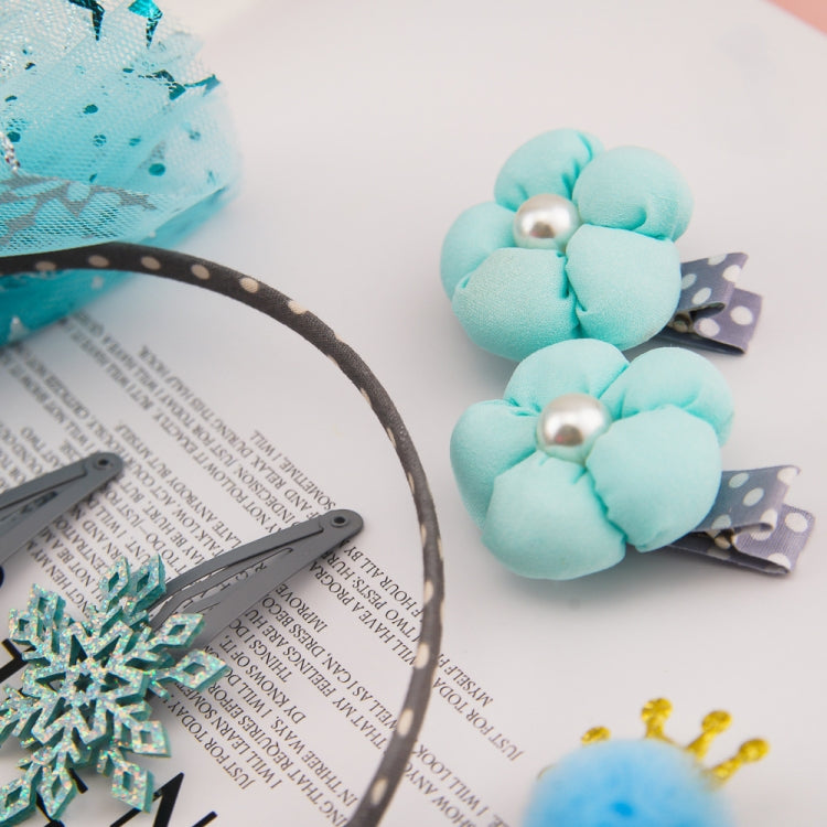 Accessori per capelli carini per ragazze Set di accessori per capelli con fascia a corona con fiocco in rete