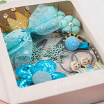 Accessori per capelli carini per ragazze Set di accessori per capelli con fascia a corona con fiocco in rete