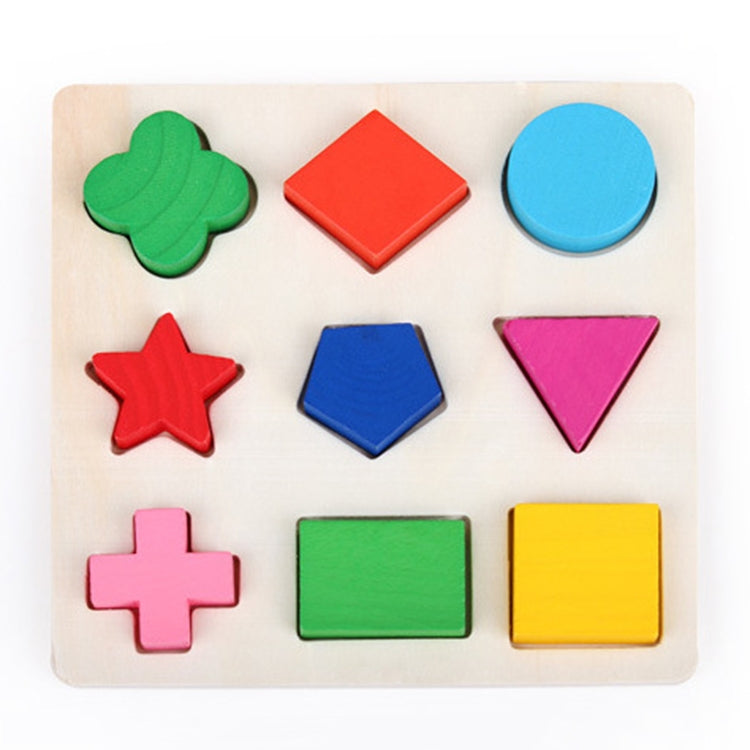 Giocattoli educativi per bambini Forme geometriche per la prima educazione Giocattoli in legno, Color