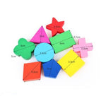 Giocattoli educativi per bambini Forme geometriche per la prima educazione Giocattoli in legno, Color