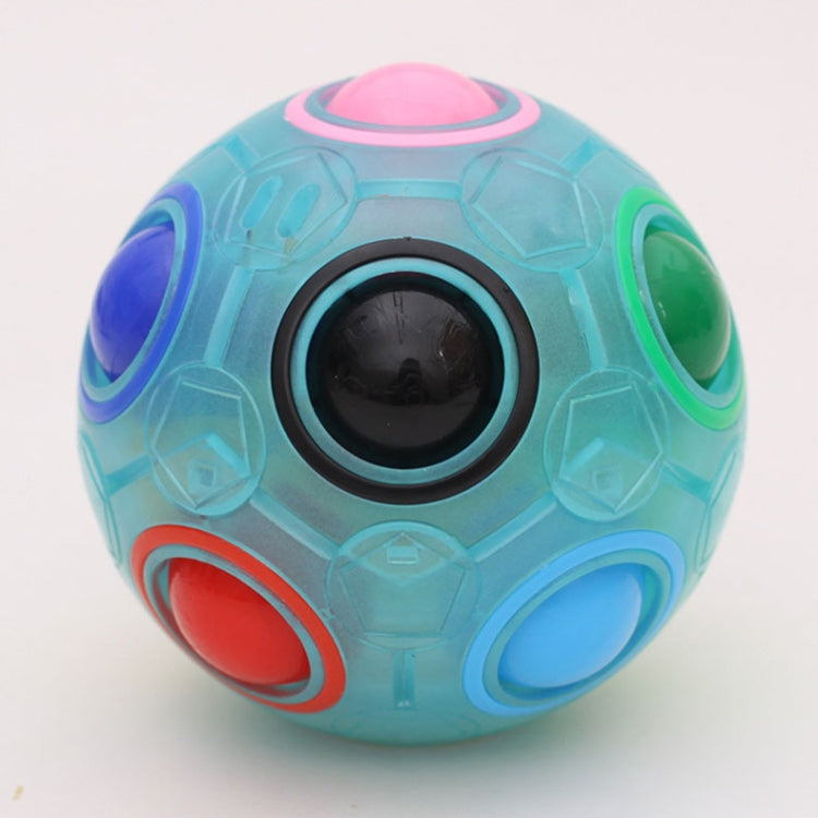 Magic Rainbow Ball Edizione luminosa Allenamento Mano Cervello Coordinazione Cubo divertente Giocattolo per bambini, (Luminous Blue), (Luminous Green)