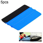 Strumento per la pulizia della pellicola per auto con raschietto in feltro blu da 3 pezzi, 10×7cm Blue Felt Scraper