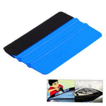 Strumento per la pulizia della pellicola per auto con raschietto in feltro blu da 3 pezzi, 10×7cm Blue Felt Scraper