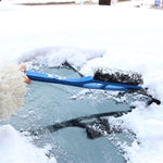 Spazzola per rimozione pala da neve per parabrezza auto multifunzionale, Red, Blue