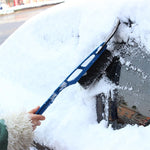 Spazzola per rimozione pala da neve per parabrezza auto multifunzionale, Red, Blue