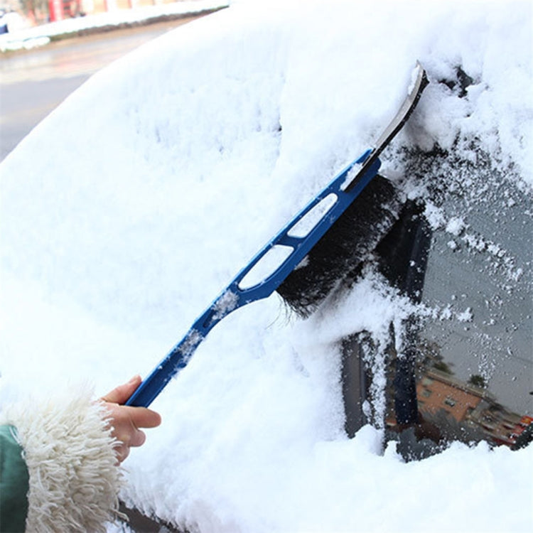 Spazzola per rimozione pala da neve per parabrezza auto multifunzionale, Red, Blue