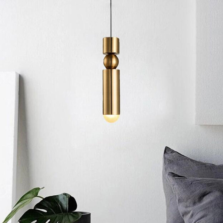 Bancone bar Ristorante moderno Comodino camera da letto Personalità creativa Semplice piccolo lampadario, Single Head Black, Single Head Brass, Single Head Silver, Three-head Combination Black, Three-head Combination Brass, Three-head Combination Sliver