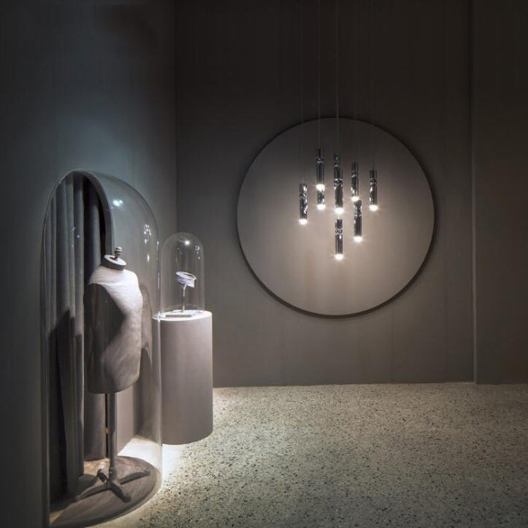 Bancone bar Ristorante moderno Comodino camera da letto Personalità creativa Semplice piccolo lampadario, Single Head Black, Single Head Brass, Single Head Silver, Three-head Combination Black, Three-head Combination Brass, Three-head Combination Sliver