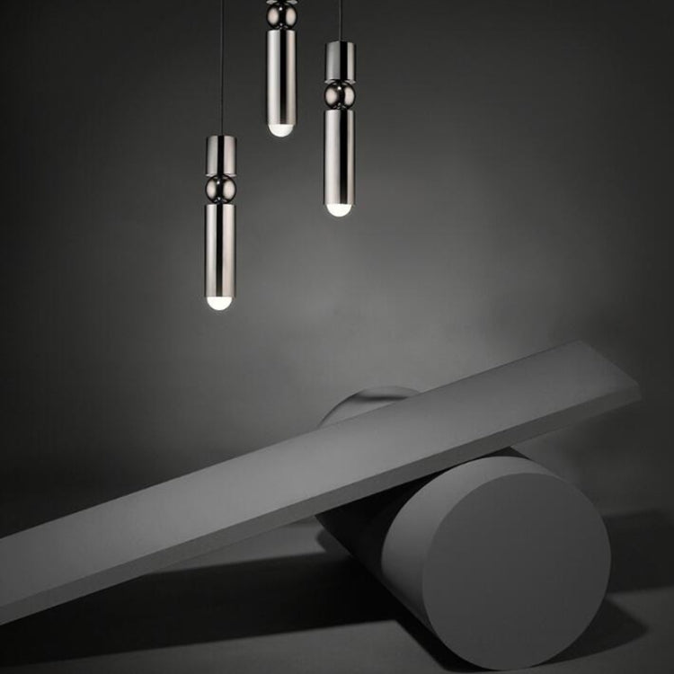 Bancone bar Ristorante moderno Comodino camera da letto Personalità creativa Semplice piccolo lampadario, Single Head Black, Single Head Brass, Single Head Silver, Three-head Combination Black, Three-head Combination Brass, Three-head Combination Sliver