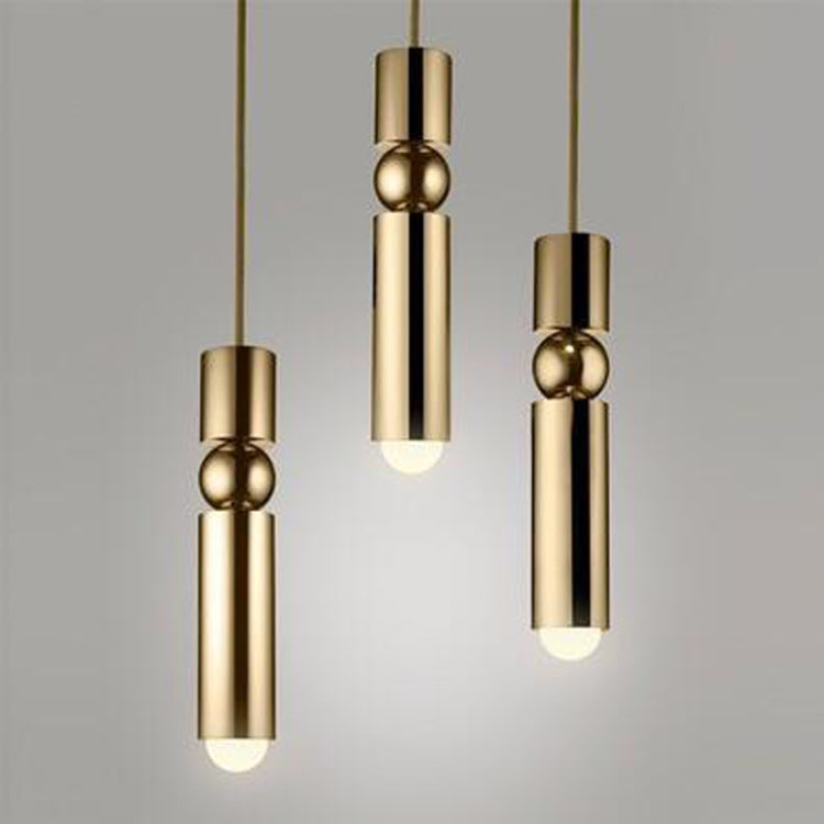 Bancone bar Ristorante moderno Comodino camera da letto Personalità creativa Semplice piccolo lampadario, Single Head Black, Single Head Brass, Single Head Silver, Three-head Combination Black, Three-head Combination Brass, Three-head Combination Sliver