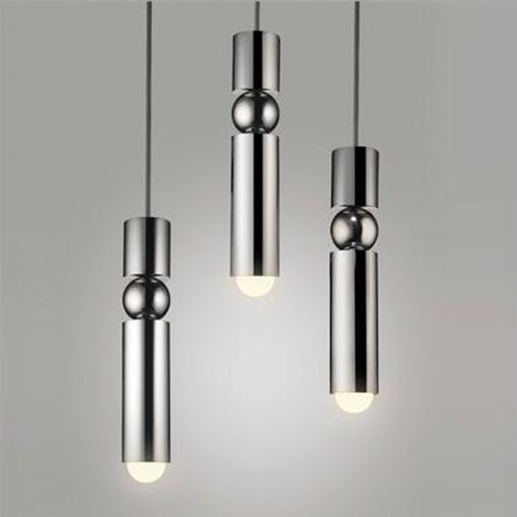 Bancone bar Ristorante moderno Comodino camera da letto Personalità creativa Semplice piccolo lampadario, Single Head Black, Single Head Brass, Single Head Silver, Three-head Combination Black, Three-head Combination Brass, Three-head Combination Sliver