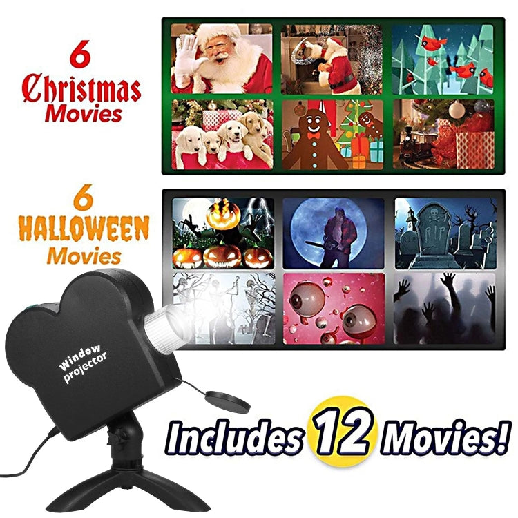 Proiettore laser per Natale e Halloween con plug vari