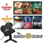 Proiettore laser per Halloween di Natale Proiettore per home theater mini finestra, US Plug, UK Plug, EU Plug, AU Plug