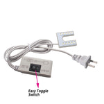 Lampada a LED per macchina da cucire Lampada a risparmio energetico a forma di U con magnete luminoso, EU Plug, US Plug
