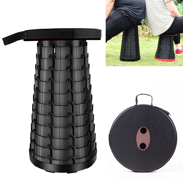 Sgabello da giardino per pesca da campeggio, pieghevole, telescopico, in plastica, 47cm(Black), 47cm(Red), 47cm(Yellow), 47cm(Green), 47cm(Purple)