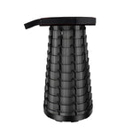 Sgabello da giardino per pesca da campeggio, pieghevole, telescopico, in plastica, 47cm(Black), 47cm(Red), 47cm(Yellow), 47cm(Green), 47cm(Purple)