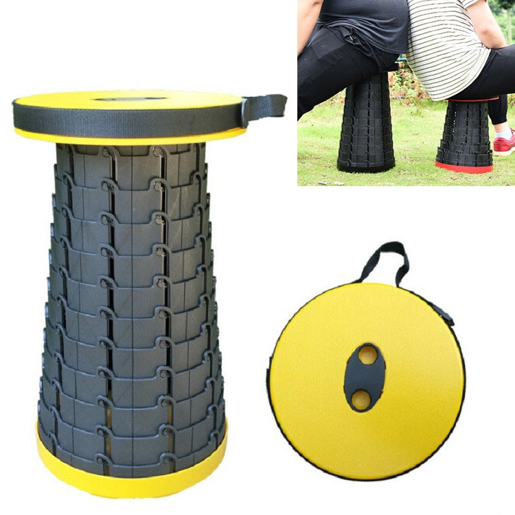 Sgabello da giardino per pesca da campeggio, pieghevole, telescopico, in plastica, 47cm(Black), 47cm(Red), 47cm(Yellow), 47cm(Green), 47cm(Purple)