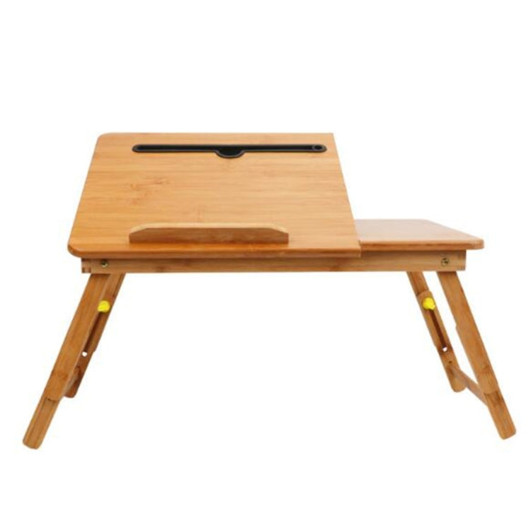 Nanzhu Tavolo per computer pieghevole Letto con slot per schede Tavolo per laptop Semplice scrivania per computer con sollevamento pigro, Small 50cm, Medium 54cm, Large 72cm