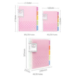 Quaderno a fogli mobili Rainbow Cookie Daily Plan Diario personale, A5, B5, A4