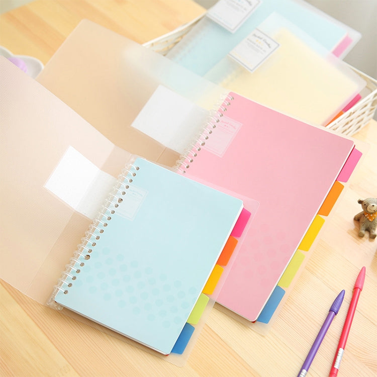 Quaderno a fogli mobili Rainbow Cookie Daily Plan Diario personale, A5, B5, A4