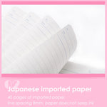 Quaderno a fogli mobili Rainbow Cookie Daily Plan Diario personale, A5, B5, A4