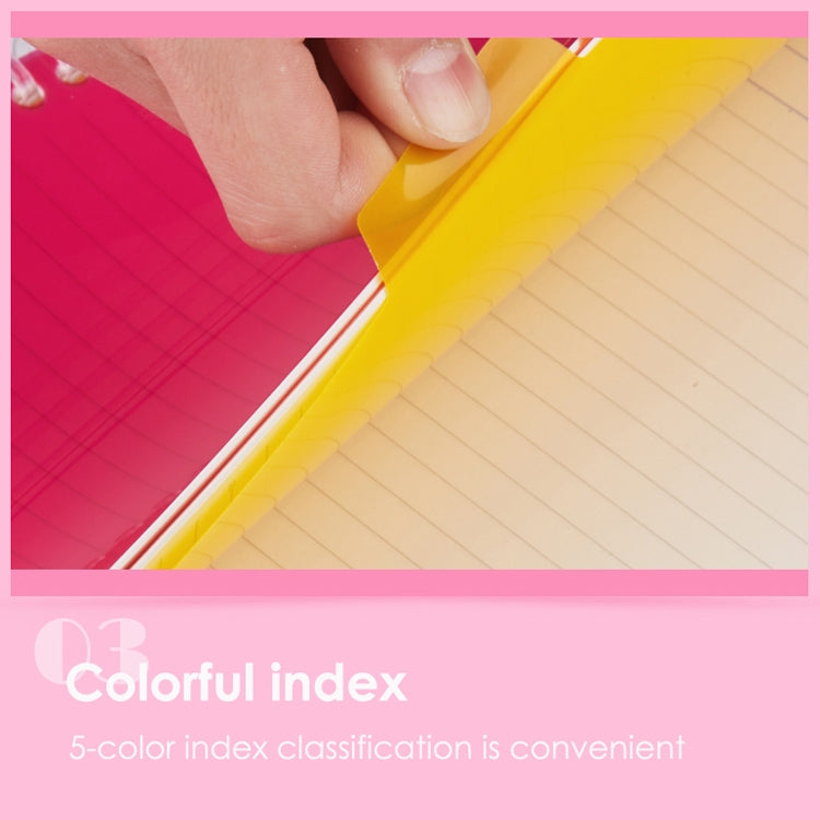 Quaderno a fogli mobili Rainbow Cookie Daily Plan Diario personale, A5, B5, A4