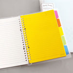 Quaderno a fogli mobili Rainbow Cookie Daily Plan Diario personale, A5, B5, A4